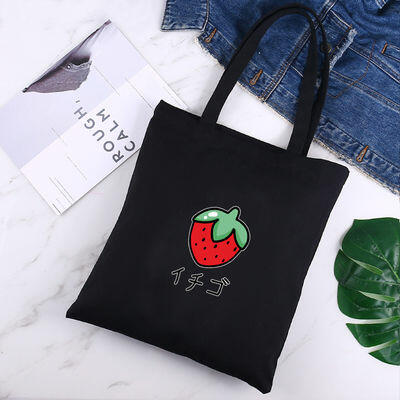 Strawberry Zipper Tote